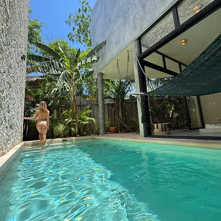 Jungle Rooftop -priv Pool-bathtub-jacuzzi 2a Tulum
