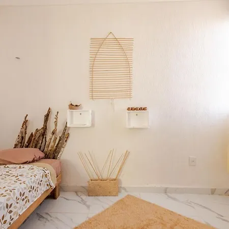 Hippie Artisan Jungle Flat Pool Apartment Tulum