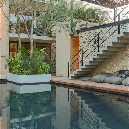 Apartamento Private Rooftop With Jacuzzi Sleeps 8 In La Veleta Tulum