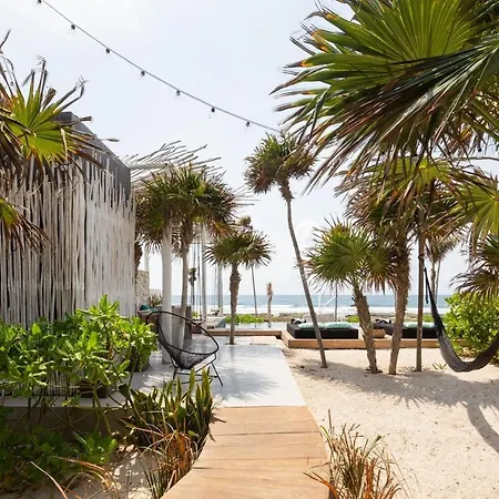 Luxury Oceanfront Estate With Pool, Staff, Sleeps 24 Villa Tulum