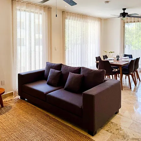2bd With Private Balcony & Jacuzzi Aldea Zama View Apartamento
