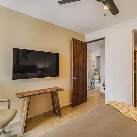 2 Bedroom Bliss Stunning Rooftop Gym Osmosis Desk * Tulum