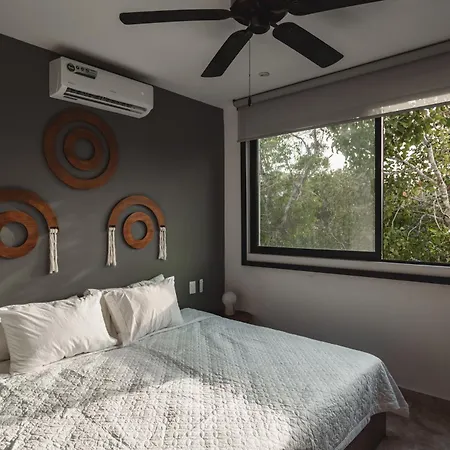 Premium With Rooftop Pool, Gym, Coworking, Cinema Apartment Tulum