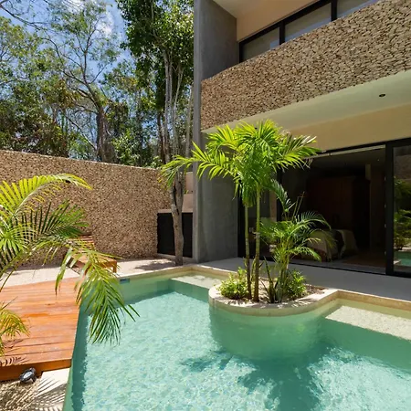 Swimup Retreat With Pool Terrace In Veleta Tulum