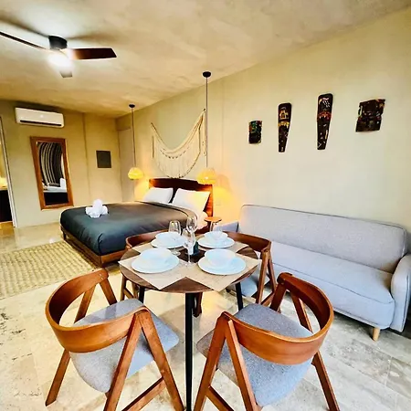 Private Pool & Grill 2 Bedroom Jungle 416 Apartment Tulum