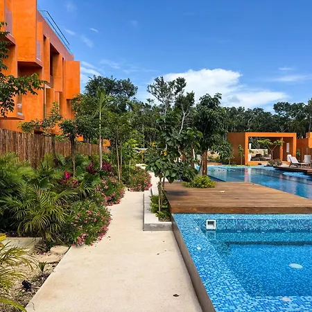 Luxury Penthouse, Private Pool, King Apartment Tulum