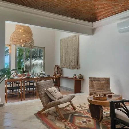New 3br Private Beachfront With Pool At Soliman * Tulum