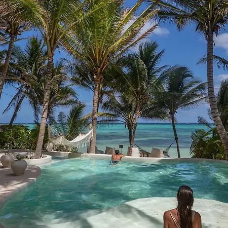 New 3br Private Beachfront With Pool At Soliman Villa Tulum