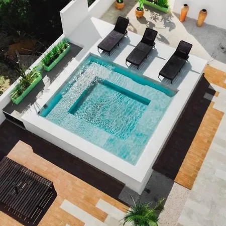 Work And Relax Apto With Cowork Space And Rooftop * Tulum