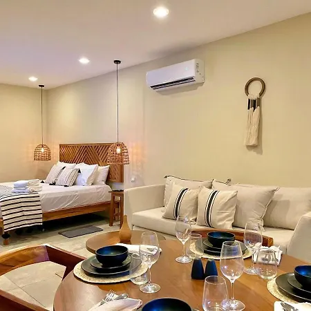 La Veleta, Pet Friendly Studio,laundry ,wifi 250mb,alberca Apartment Tulum