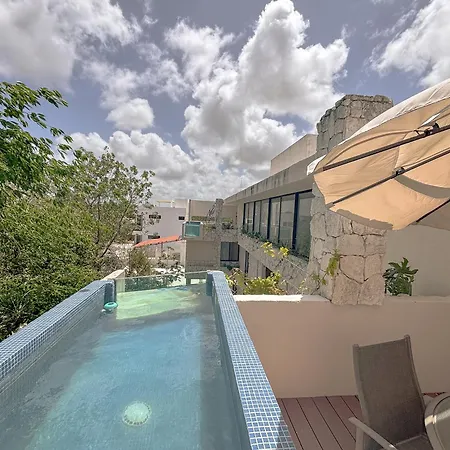 Apartment Penthouse De Dos Pisos Con Alberca Privada En La Veleta Tulum