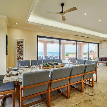 Exclusive Retreat At Hacienda Tankah Luxury 7 Bedroom Oceanfront With Infinity Pool And Full Staff Included In Tulum