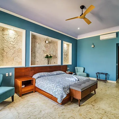 Exclusive Retreat At Hacienda Tankah Luxury 7 Bedroom Oceanfront With Infinity Pool And Full Staff Included In * Tulum
