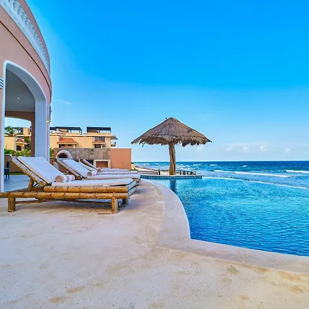 Exclusive Retreat At Hacienda Tankah Luxury 7 Bedroom Oceanfront With Infinity Pool And Full Staff Included In Villa Tulum