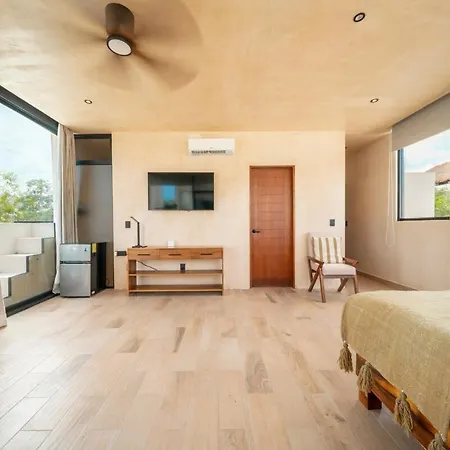Penthouse With Private Rooftop In Breath Apartment Tulum