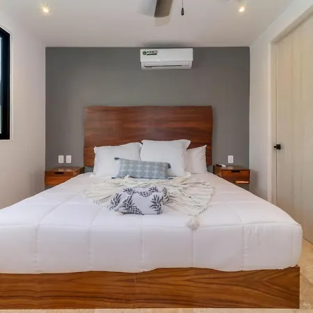 Lux 2 Bd Corner W Swim Up Pool Aldea Zama Holiday home Tulum