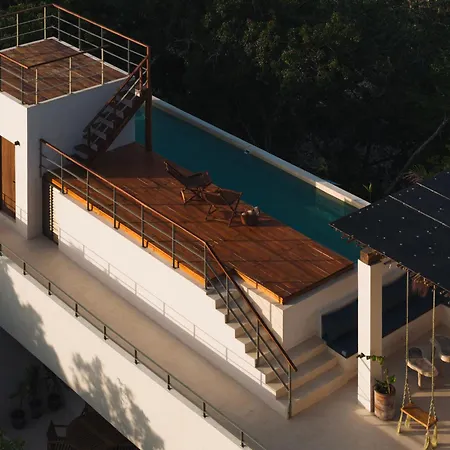 Retreat For 10 With Rooftop Pool And Panoramic Views Apartment Tulum