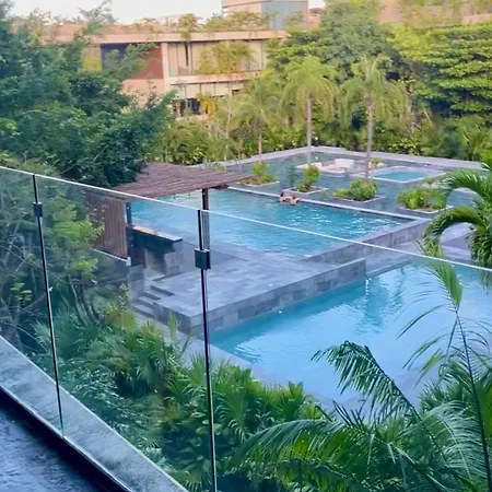 Plunge Pool Duplex Ph With Club Shuttle And Gym Tulum