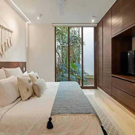 204 Hidden Gem In The Heart Of W/ Huge Private Terrace And Pool For 6 Pax * Tulum