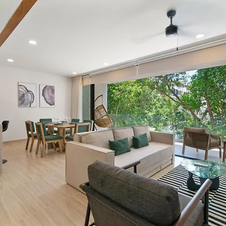 Tropical 2 Bedroom | Private Balcony & Rooftop | Casago Tulum