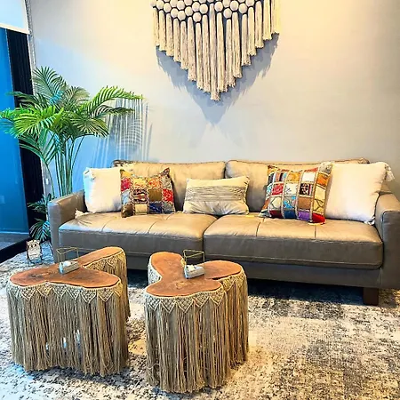 Exclusivo! 2 Dormitorios, 4 Camas, De 1 A 6 Huespedes Con Terraza Directo A La Alberca Y Otra Alberca Azotea Wifi , Gym , Sauna, Elevador Y Mas!!! Tulum
