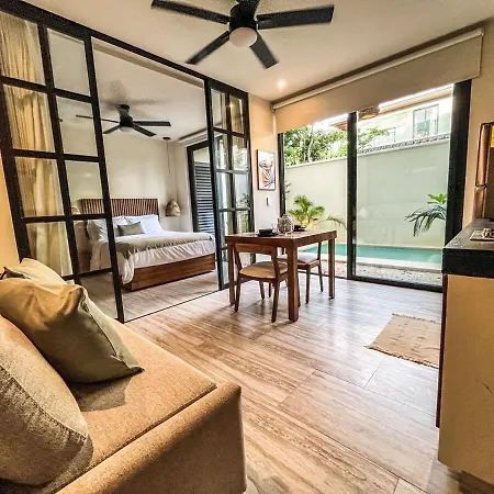 Apartment Full Private Pool, 1 Bed, 1 Sofa, 1 Inflatable Tulum