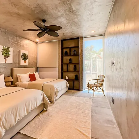 3br Gated Private Pool & Gym Area Villa Tulum