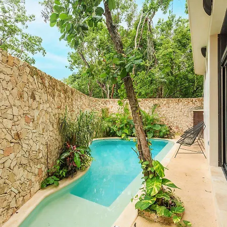 Eco Luxury With Garden Bathtub And Private Pool Holiday home Tulum