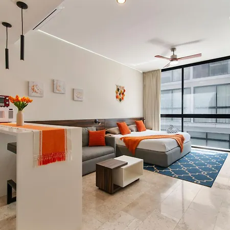 Estudio Totalmente Equipado Aldea Zama Apartment *