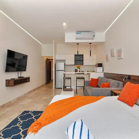 Estudio Totalmente Equipado Aldea Zama Apartment