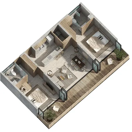 Classy 2br On Private Cenote Big Gym Roof Pool *