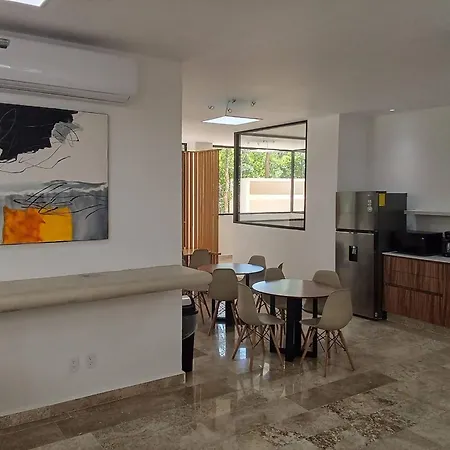 Apartment Modern And Bright Rooftop Pools Gym Cowork Tulum