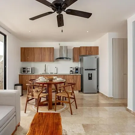 Modern With Pool In Tulum, 1 Bedroom Apartamento *