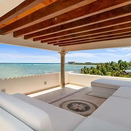 Beachfront Hacienda Soliman Bay Villa Tulum