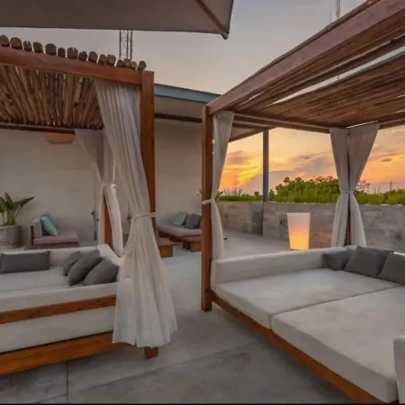 Holiday home 2Br Tulum Oasis | Pool, Sauna & Gym