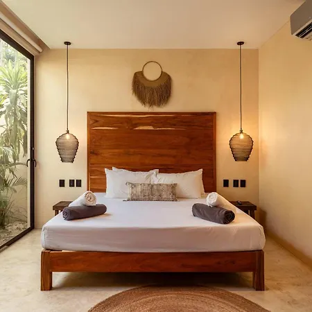 Chic 3br - 2 Pools With Rooftop Pool Modern Boho Design Villa Tulum