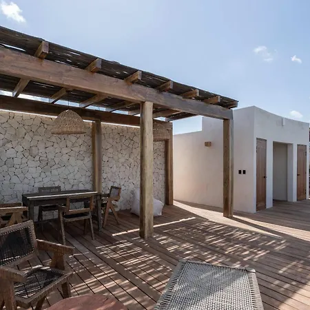 Chic 3br - 2 Pools With Rooftop Pool Modern Boho Design * Tulum
