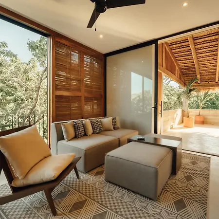 Kinich Nah - 2 Bedroom Penthouse Rooftop And Pool Amazing Jungle View Apartment Tulum