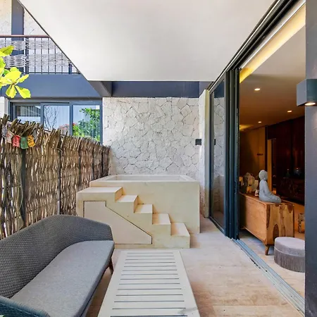 Apartment Modern Retreat With Private Garden And Jacuzzi Tulum