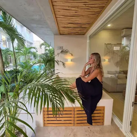 Luxury Hideaway - Rooftop Pool - Jacuzzi - Gym In Apartment Tulum