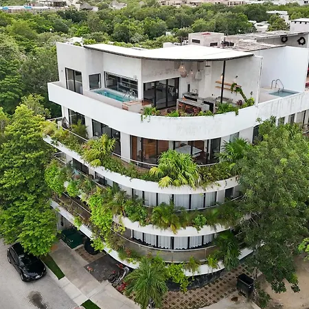 Amazing Penthouse W Private Pool Aldea Zama Apartment