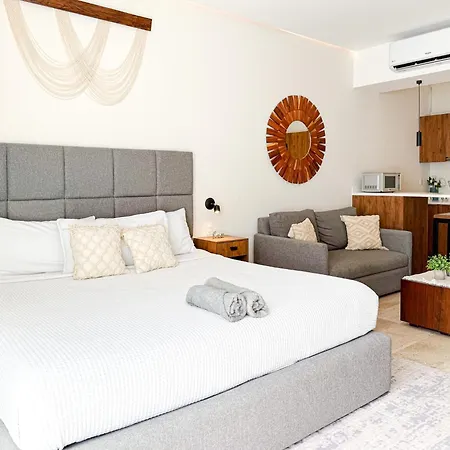 Aldea Zama King Bed Sofa Kitchen Full Gym Wifi Cinema Apartment *