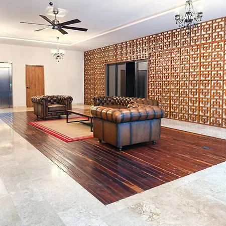 Apartment Aldea Zama King Bed Sofa Kitchen Full Gym Wifi Cinema