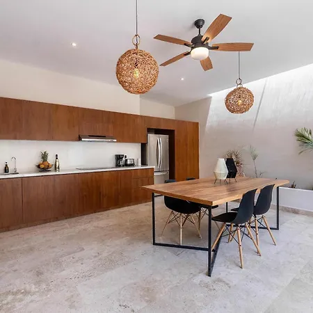 Contemporary 2br With Rooftop Lounge & Pool * Tulum