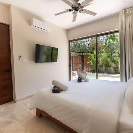 Contemporary 2br With Rooftop Lounge & Pool * Tulum