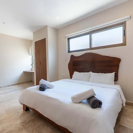 Contemporary 2br With Rooftop Lounge & Pool * Tulum