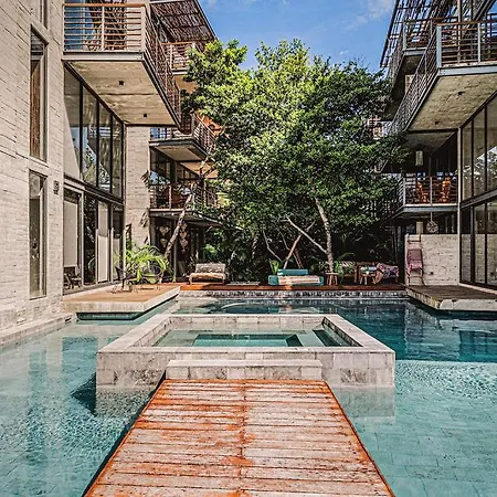 1br Swim Up Loft With Private Cenote Rooftop Pool Apartment Tulum