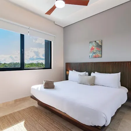 2br With Jacuzzi Near Habitas * Tulum