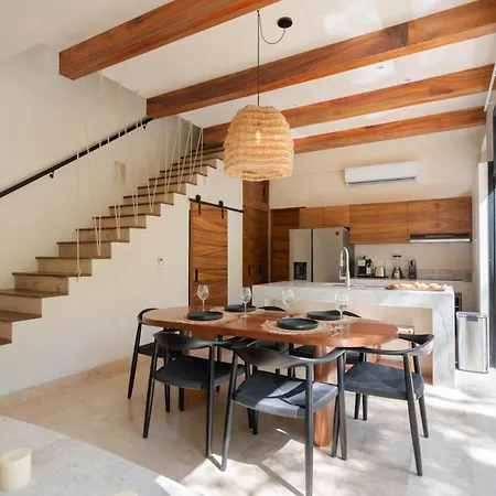 Chic Villa-apartment In Aldea Zama, Private Pool & Security * Tulum
