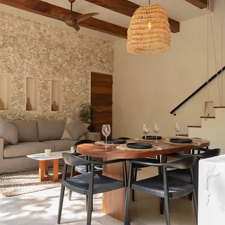 Chic Villa-apartment In Aldea Zama, Private Pool & Security Tulum